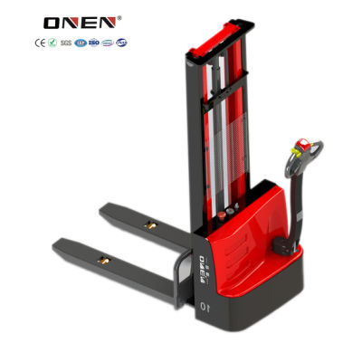 China Onen Logistics Tool Manutention électrique Gerbeurs de palettes en 1,2 tonne 2,5 m