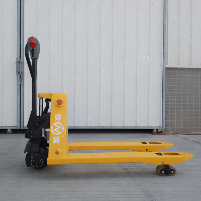 Transpalette semi-électrique alimenté par batterie Li-ion de 1,5 tonne