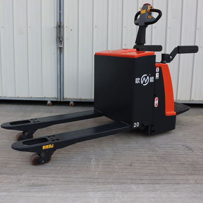 Transpalette motorisé électrique de type cavalier de 2000 à 5000 kg